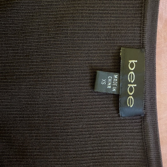 y2k bebe brown flowy top - Picture 3 of 3